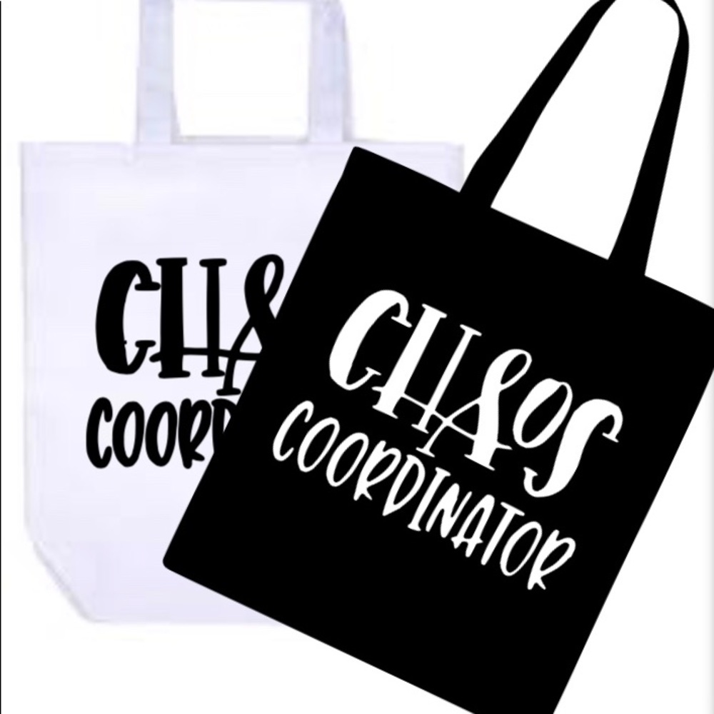 Mom chaos coordinator tote bag